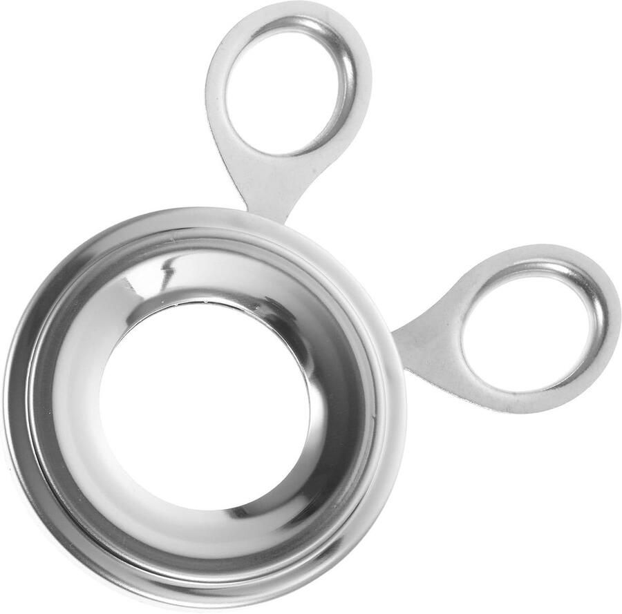 Eierkraker Topper Eierschaal Verwijderaar Ontbijt Bereiden Roestvrij Staal 10 x 8.3 cm Zilver