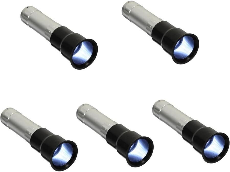 Eierlamp Incubator Ei Tester Ontwikkeling Volgen Oplaadbare LED 5 Stuks Zilver
