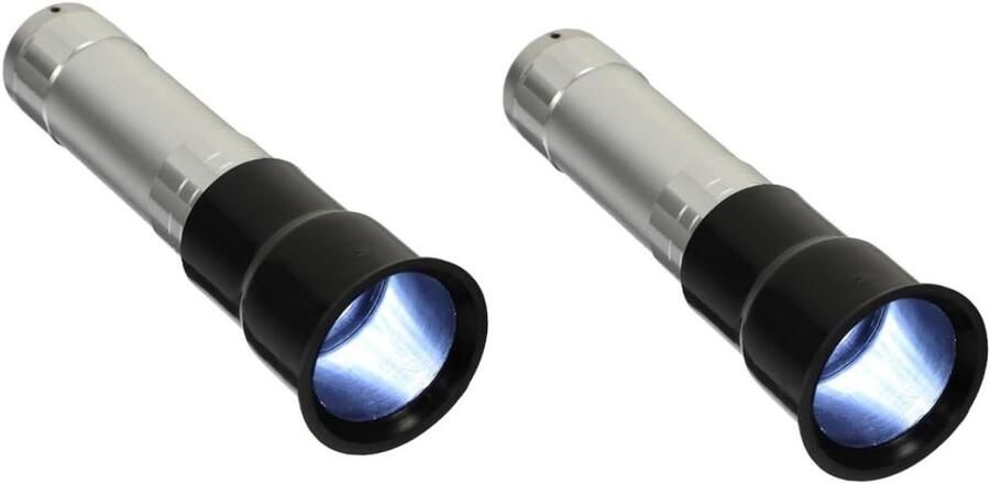 Eierlamp Tester Incubator Lamp Eieren Controleren Koude Lichtbron 10.2 cm Zilver