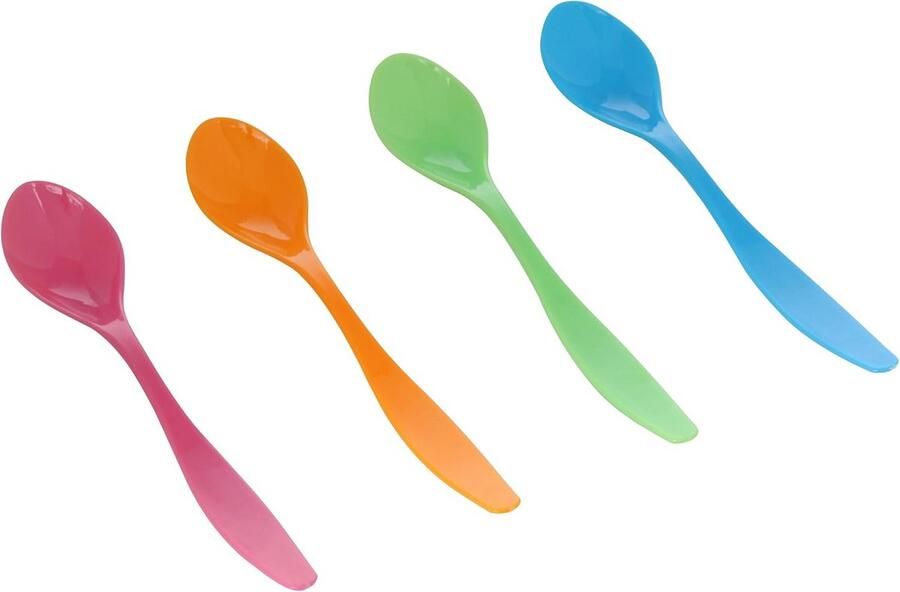Eierlepel Set Handige Lepels voor Gekookte Eieren Kunststof