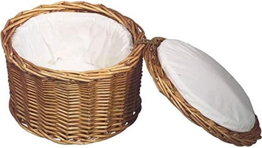 Eiermand Eierhouder Mandje Buffet Presentatie Stabiele Wilg Ø 25 cm Beige