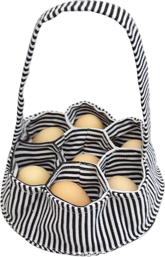 Eiermand Eierverzamelaar Verse eieren verzamelen Met 7 zakjes 20 cm diameter