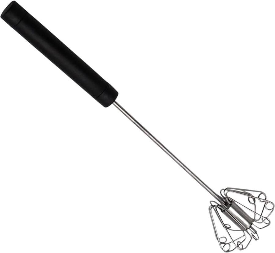 Eiermixer Klopper Handmixer Keuken Bakken en Klop Semi-automatisch Ontwerp 26 cm Lengte Zwart