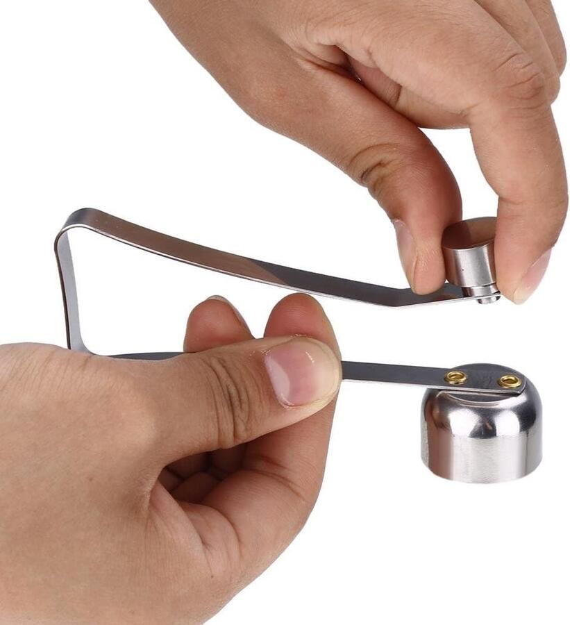 Eieronttopper Roestvrij Eieropener Gadget Ontbijt Bereiden Duurzaam Materiaal Klein Formaat Zilverkleurig