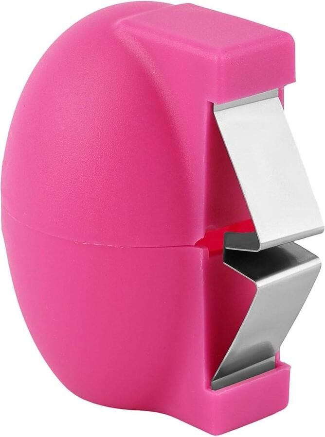 Eieropener Keukenapparaat Eierscheider Schiller Moeiteloos Eieren Koken Ergonomisch Handontwerp Compact Formaat Rood