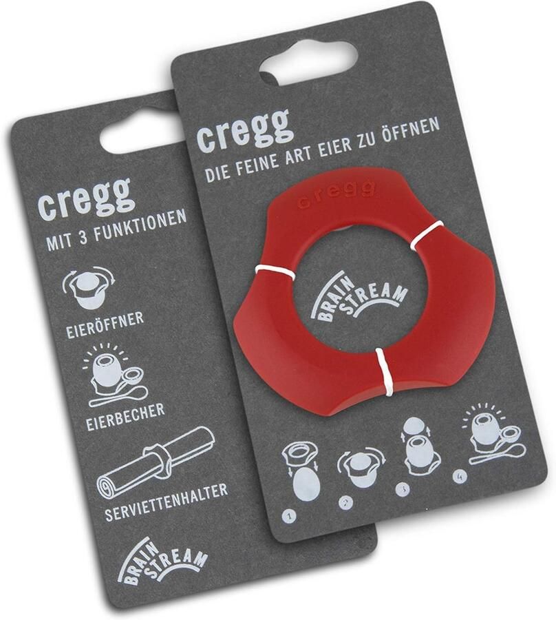 Eieropener Rood Kunststof voor Perfecte Opening