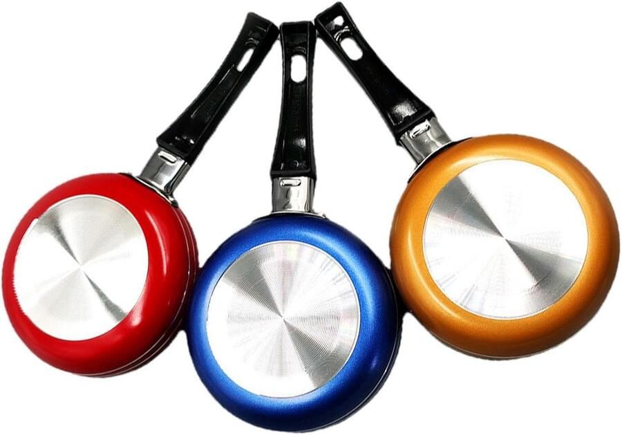 Eierpan Antiaanbak Mini Braadpan Ontbijt Bereiden Oliebesparend Design 12 cm Diameter
