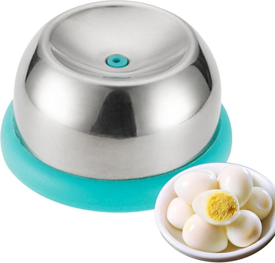 Eierperforator Eierprikker Koken voorkomen barsten Roestvrij staal 6.2 x 5.7 x 3.5 cm Hemelsblauw