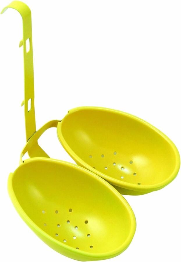 Eierpoach Vorm Perfect Ei Ontbijt Maken Voor Elke Pan 11 cm Diameter Geel