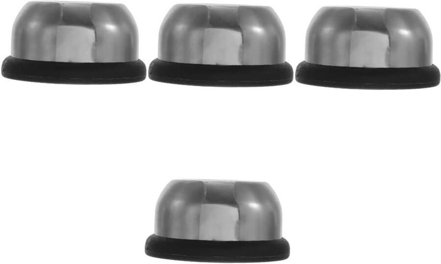 Eierponser Set Eierprikker Eierperforator Koken en Bakken Veer Intrekbaar Ontwerp 5.6 x 5.6 cm Zilver