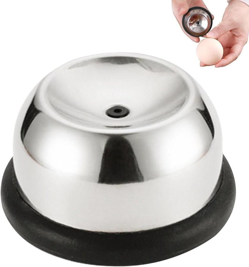 Eierprikker Eiernaaldpiercer Kookgerei Koken Voorkomt Barsten 6.2x5.7x3.5 cm Zwart