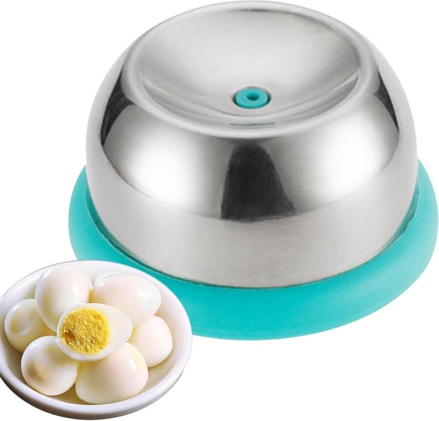 Eierprikker Eierpiercer Keuken Koken Eieren Roestvrij Staal 6.2 x 5.7 x 3.5 cm Hemelsblauw
