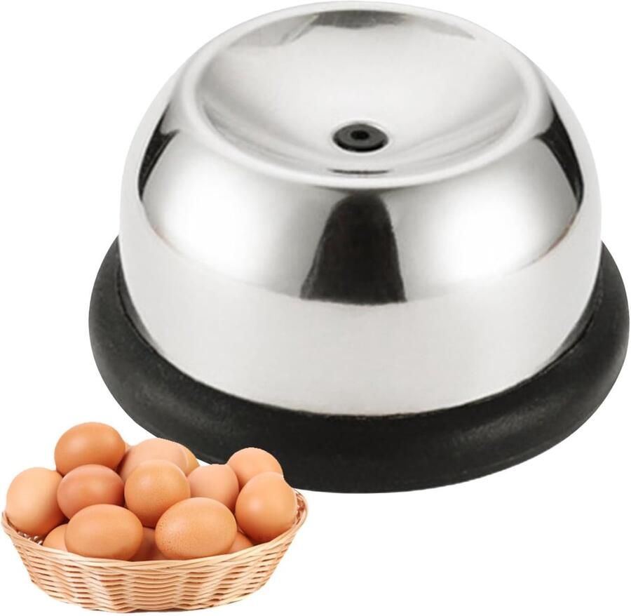 Eierprikker Keukengadget Koken Roestvrij staal 5.7 cm Zwart