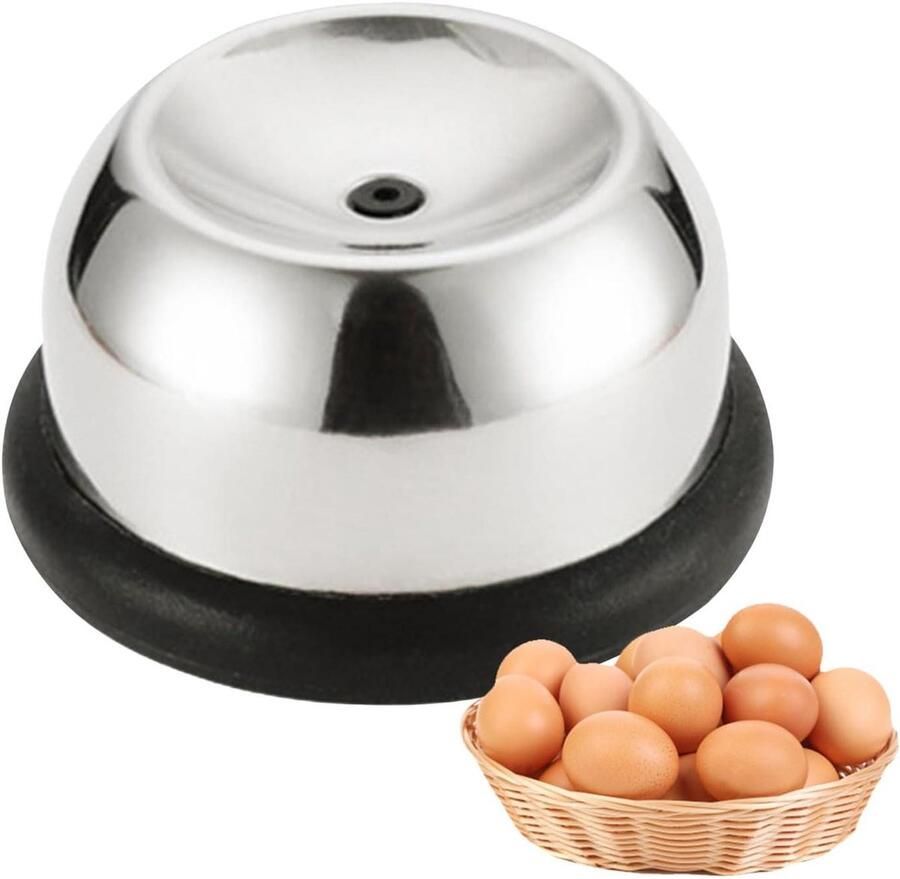 Eierprikker Eierponsnaald Keukengereedschap Voorkom Barsten Koken Roestvrij Staal PP Basis 6.2 x 5.7 x 3.5 cm