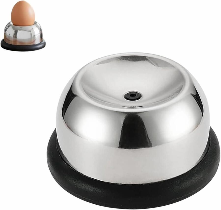 Eierprikker Keuken Gadget Eieren Koken Roestvrij Staal 3 cm Hoog Zwart