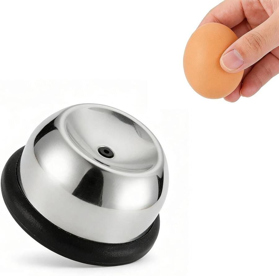 Eierprikker keukengerei Eieren voorbereiden Voorkomt barsten koken 5.7 x 3 x 3 cm Zwart