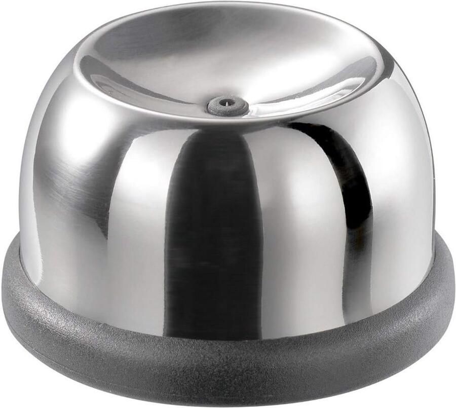Eierprikker Keukengadget Koken Roestvrij staal 5x5x5 cm Zwart zilver