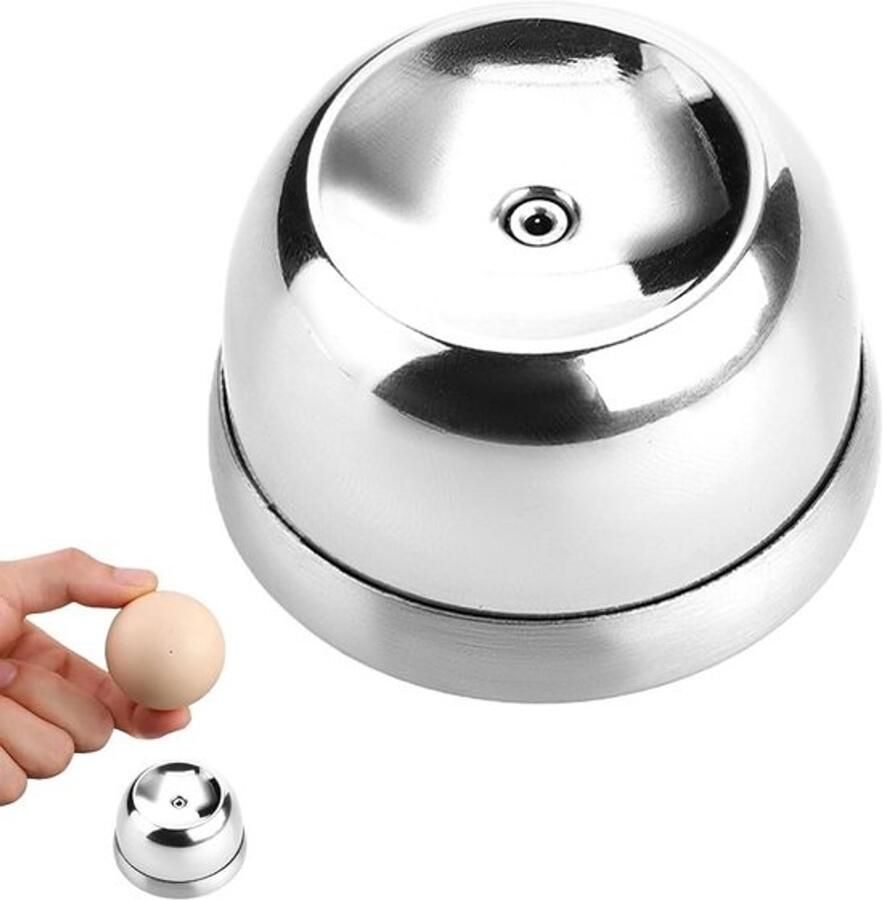 Eierprikker Prikgereedschap voor eieren Voor koken en bakken Staal dat niet roest 8 x 6 x 25 cm Zilver