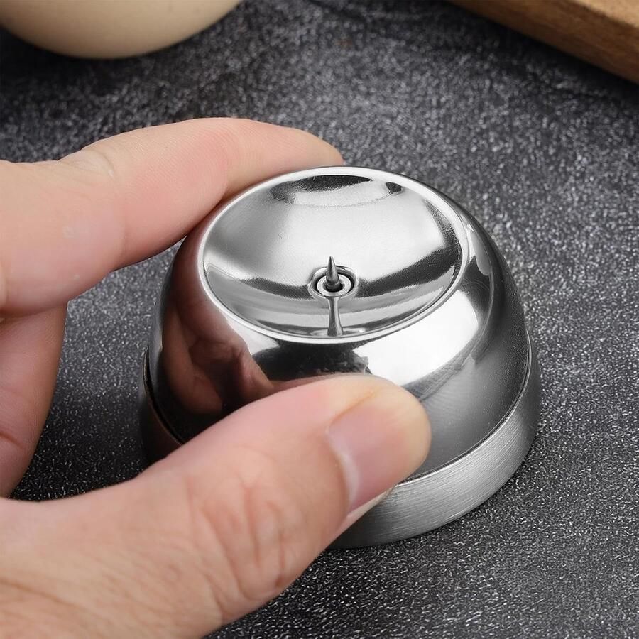 Eierprikker Roestvrij Staal Ei Gat Puncher Perfect Gekookte Eieren Gemakkelijk Afpellen