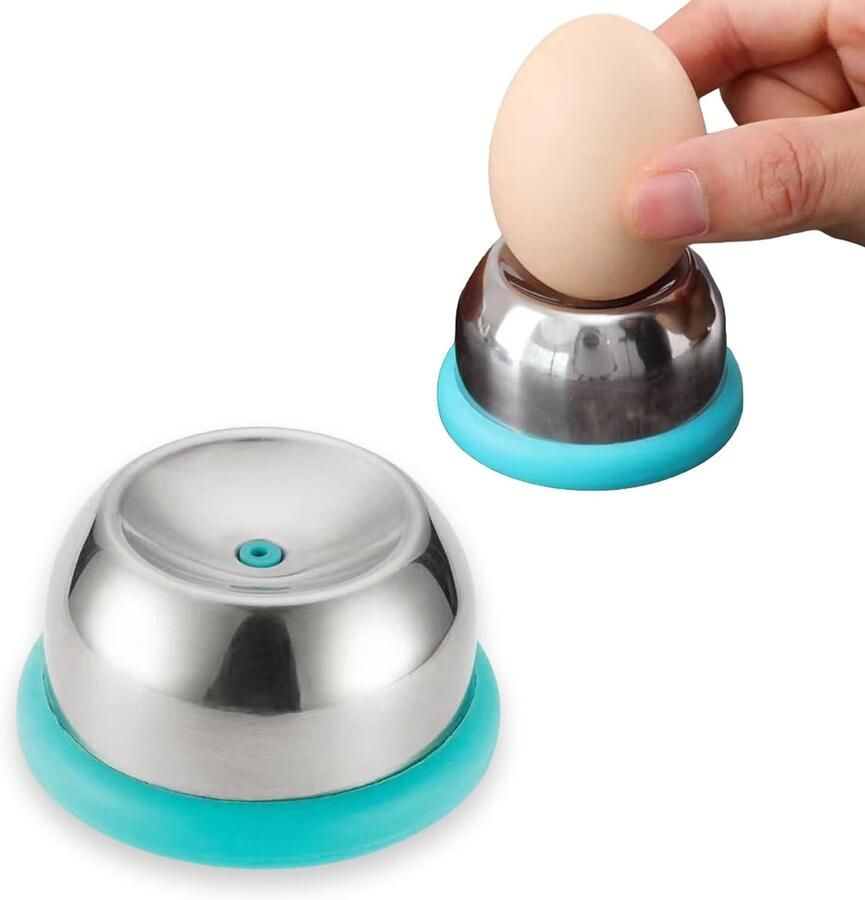 Eierprikker Roestvrij Staal Keuken Gadget Koken Eieren Veilige Opberging Compact Formaat Groen