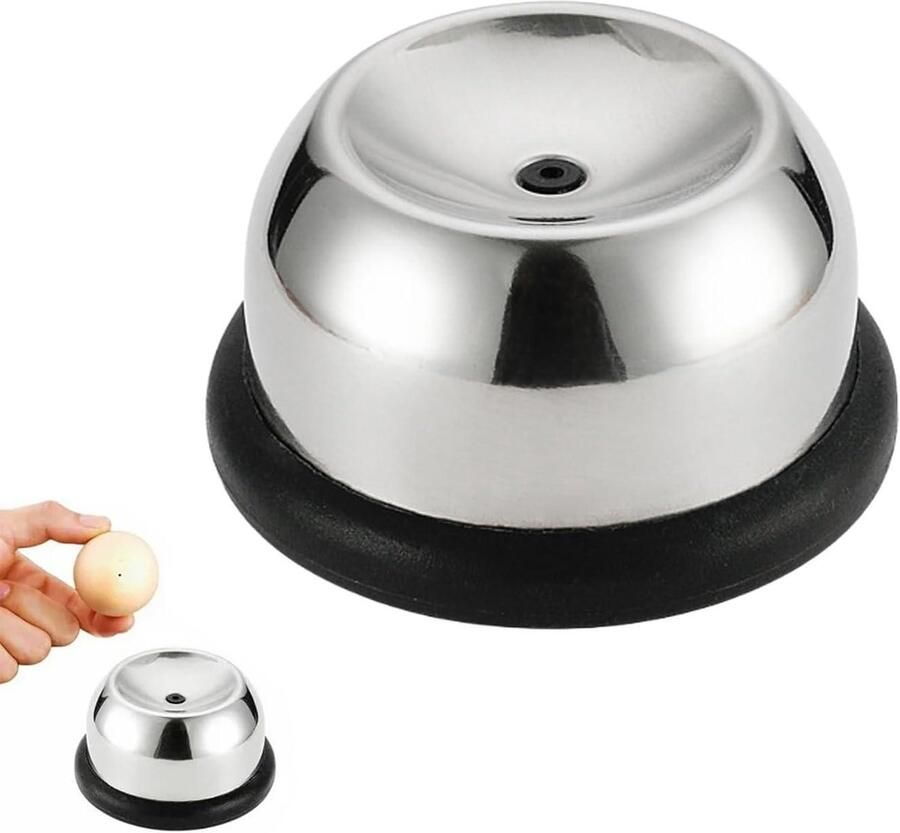 Eierprikker Set Keuken Gadget Koken Vereenvoudigen Roestvrij Staal 8 x 6 x 2.5 cm Zilverkleurig