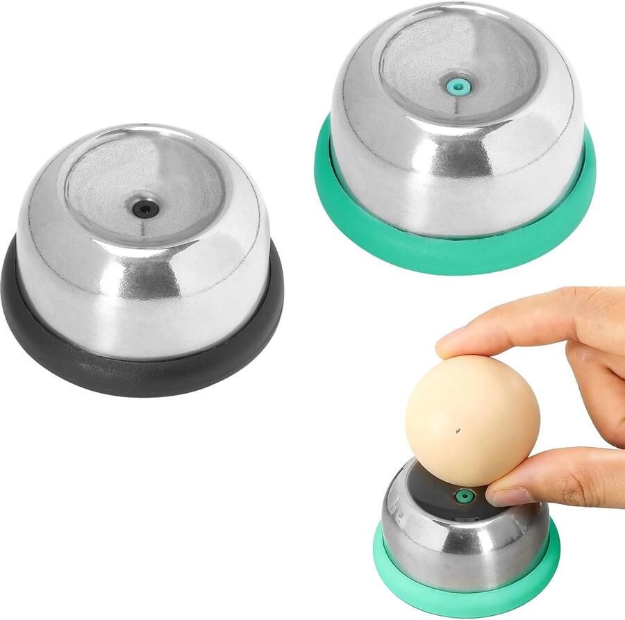 Eierprikker Set Keuken Gadget Voorkomt Barsten Hygiënisch Roestvrij Staal 57 cm Hoog Blauw Zwart