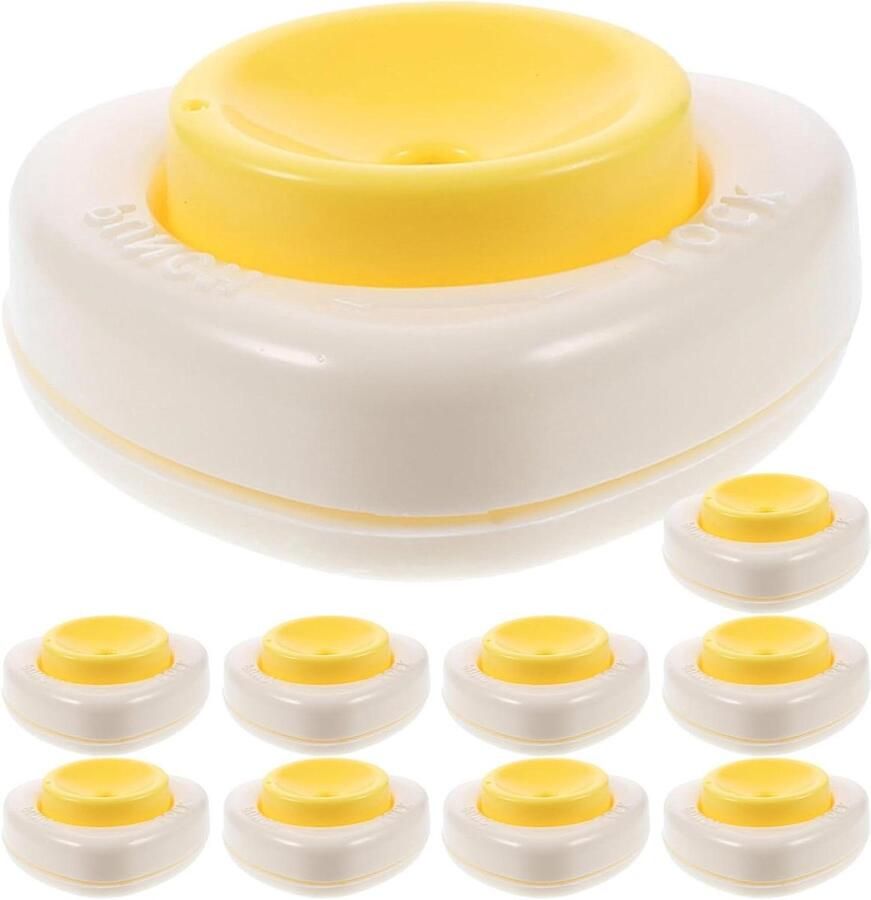 Eierprikkers Set Eierhouder Gadget Koken en Ontbijten Stabiele Plastic Basis 10 stuks Multicolor