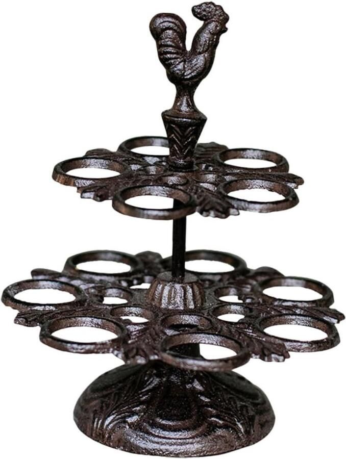 Eierrek Eierhouder Mand Keuken Organisatie Draadconstructie 1460 Grams Zilver