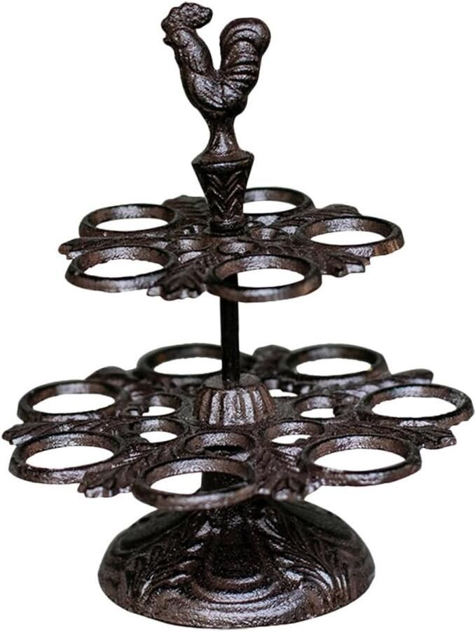Eierrek Eierhouder Mand Keuken Organiseren Draadconstructie 1460 Grams Gekleurd