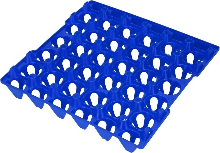Eierrek Plastic Eierhouder Lade Eieren Opslaan Stapelbaar Ruimtebesparend 30 Cell Blauw