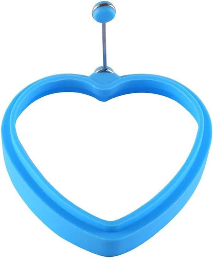 Eierringen Eivormpjes Omeletvormen Ontbijt Maken Hartvormig 4 stuks Blauw