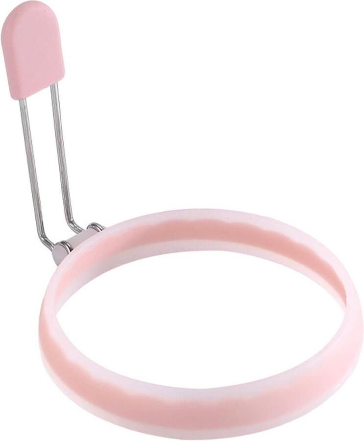 Eierringen Ontbijtringen Perfecte Eieren Antiaanbaklaag 10 cm Roze