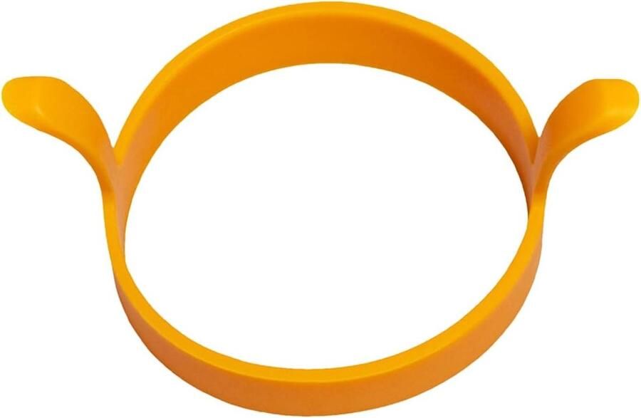 Eierringen Spiegeleivormen Ontbijt maken Antiaanbaklaag 11.5 cm Oranje