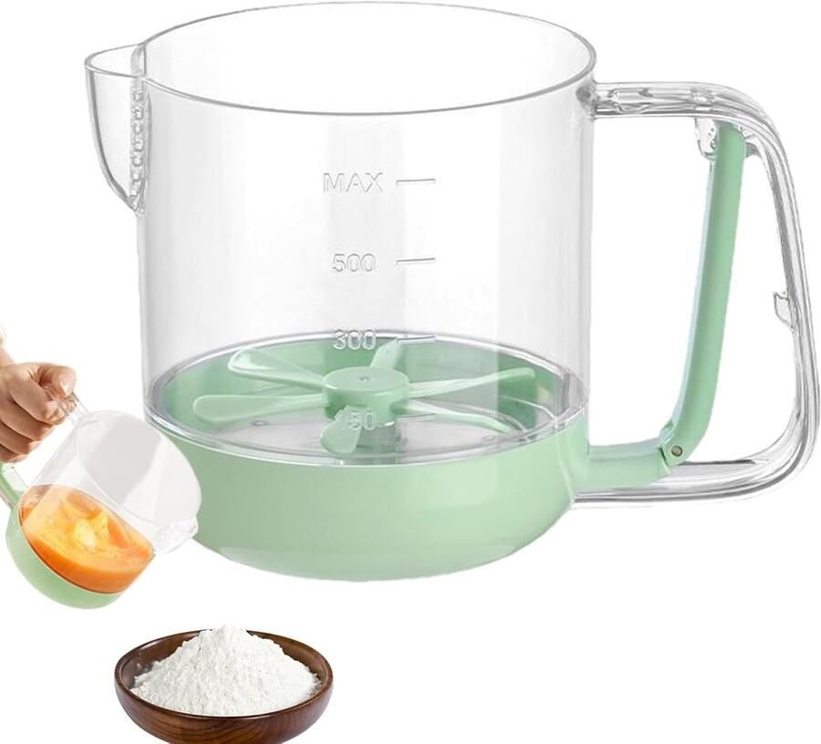 Eierroerbeker Handmixer Bakken en Koken Handgeperst mengen 165 x 108 x 113 cm Groen