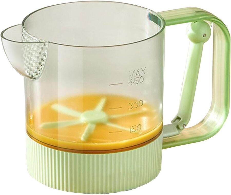 Eierroerbeker Keukenmixer Snel Ingrediënten Mengen Semi-automatisch Systeem 18.5 x 11.5 cm Groen