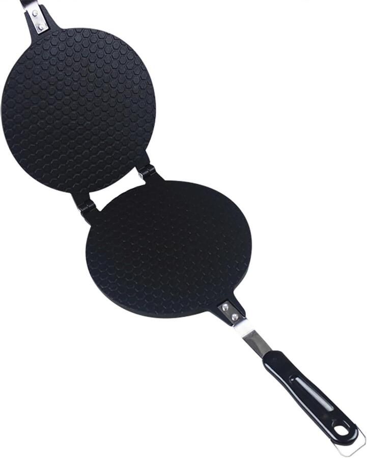 Eierrol Maker Wafelkegel Vorm Desserts Bakken Antiaanbaklaag 38.5cm Lengte Zwart