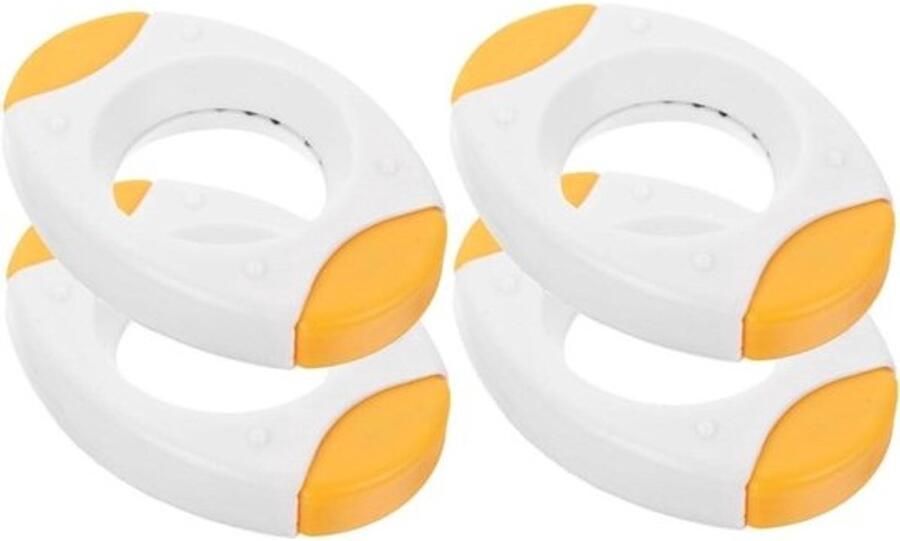 Eierschaalopener Set Eier Topper Ontbijt Maken Vaatwasserbestendig 2 Sets Geel