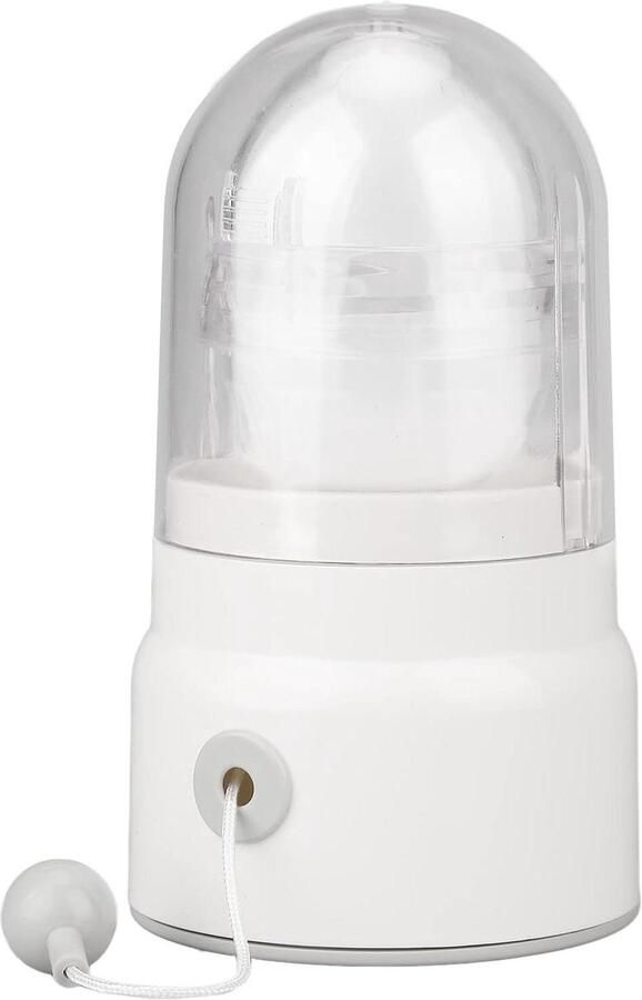 Eierscrambler Shaker Gouden Ei Maker Eieren Mixen Handmatige Touwtrekker 15.5 x 8 cm Wit