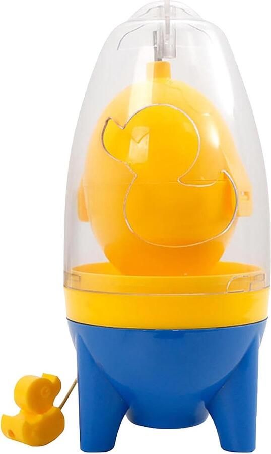 Eiershaker Gouden Eierspin Eieren Mixen Trekkoord Ontwerp 12.5x10.1x5.7 cm Blauw