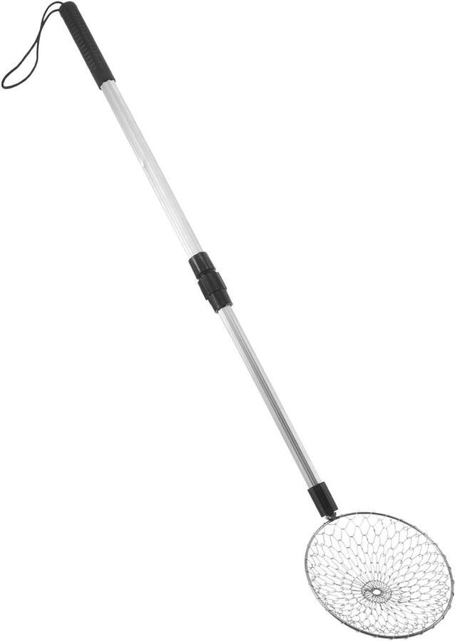 Eierverzamelaar Eierkorf mand Eieren verzamelen Verstelbare lengte 89 cm Zilver