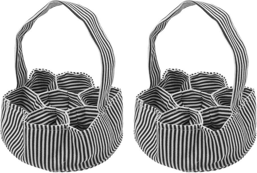 Eierverzamelzakken Eiermandje Eieren Verzamelen Verdeelde Structuur 28 x 21 x 21 cm Meerkleurig