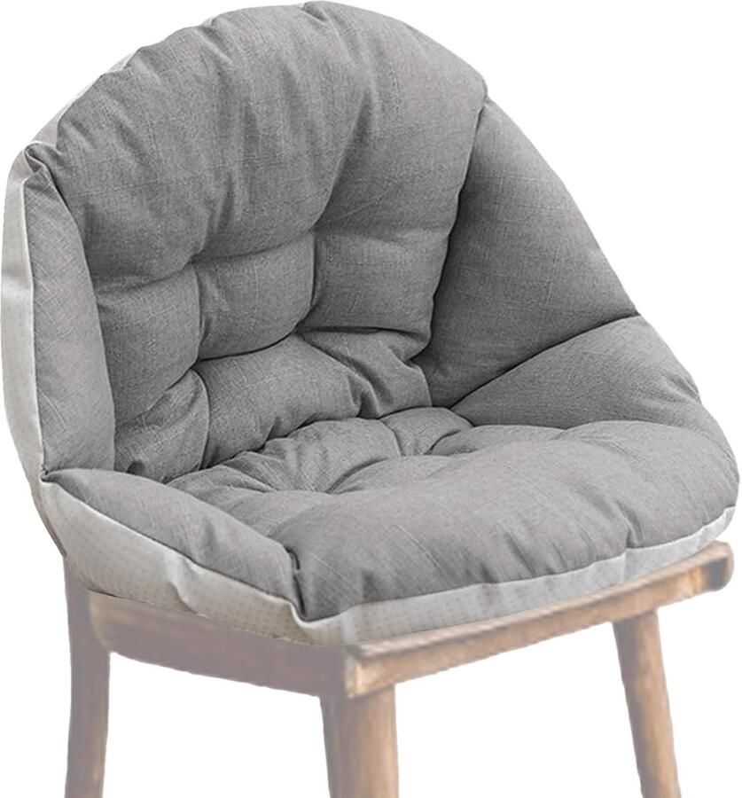 Eiervormig Stoelkussen voor buiten stoelkussens mand met rugleuning antislip bekleding steunkussen duurzaam meubelkussen perfect terras
