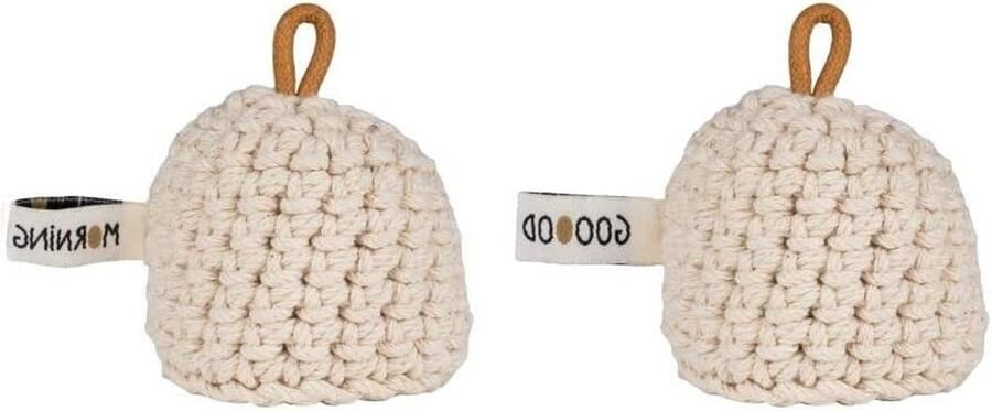 Eierwarmers set Ontbijt accessoires Perfect ontbijt 100% katoen Set van 2 Niet gespecificeerd