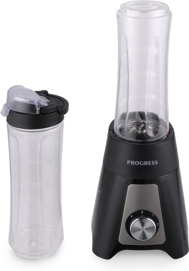 EK5883PVDE Personal Blender – Electric Smoothie Maker 600ml Capacity 2 Speed Settings with Pulse Function Includes 2 Portable Sports Bottles Easy-Drink Lid Ideal for Protein Shakes 400W