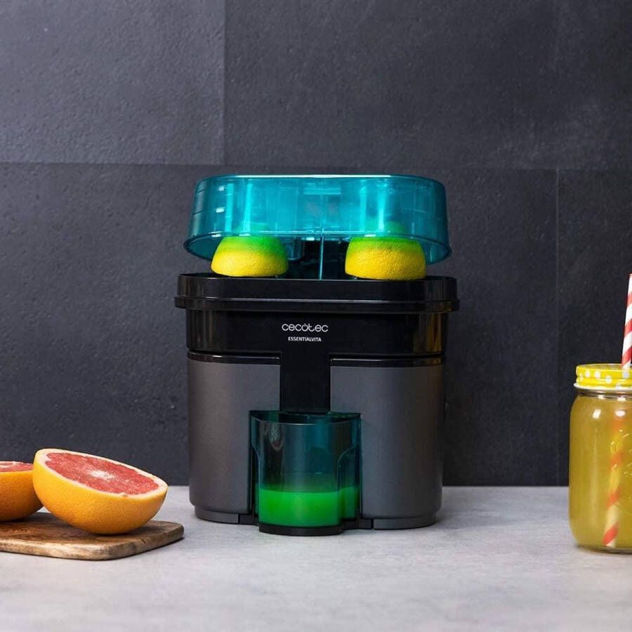 Electric Citrus Juicer Cecojuicer Citrus Turbo. 90 W Turbopers with Double Press Cone and built-in blade in the lid 500 ml