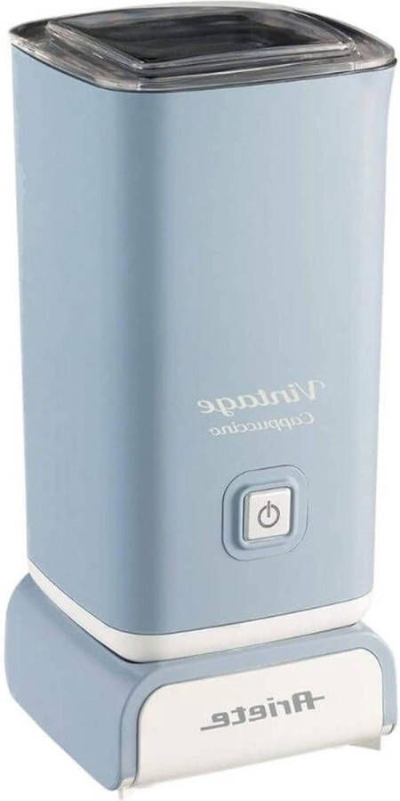 Electric Milk Frother Large Blue Beige Color