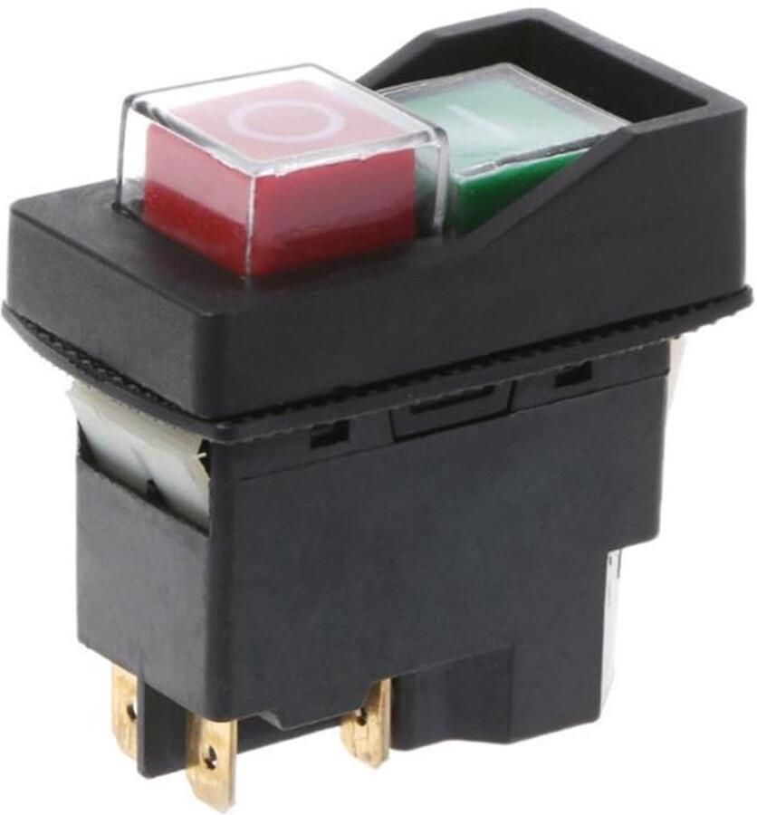 Electromagnetische Schakelaar 4 Pin 250 V 50 60 Hz 16A IP55 Waterdicht voor Betonmixer Vleesmolen en Snijmachine
