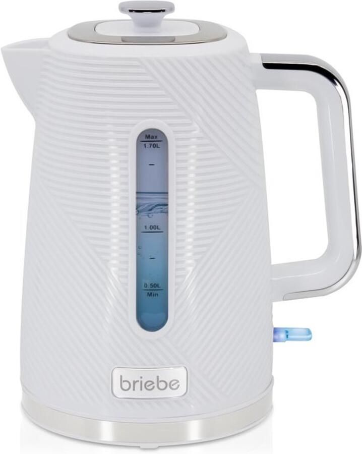 Elegance Elektrische Waterkoker 1 7 l Draadloos 2200 W Snel Koken BPA-vrij 360° Basis -Controller Automatische Uitschakeling Modern Design Wit