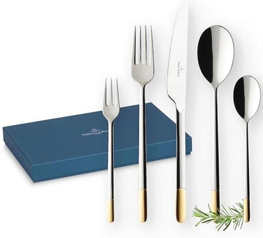 Elegante Gouden Bestekset 30-delig