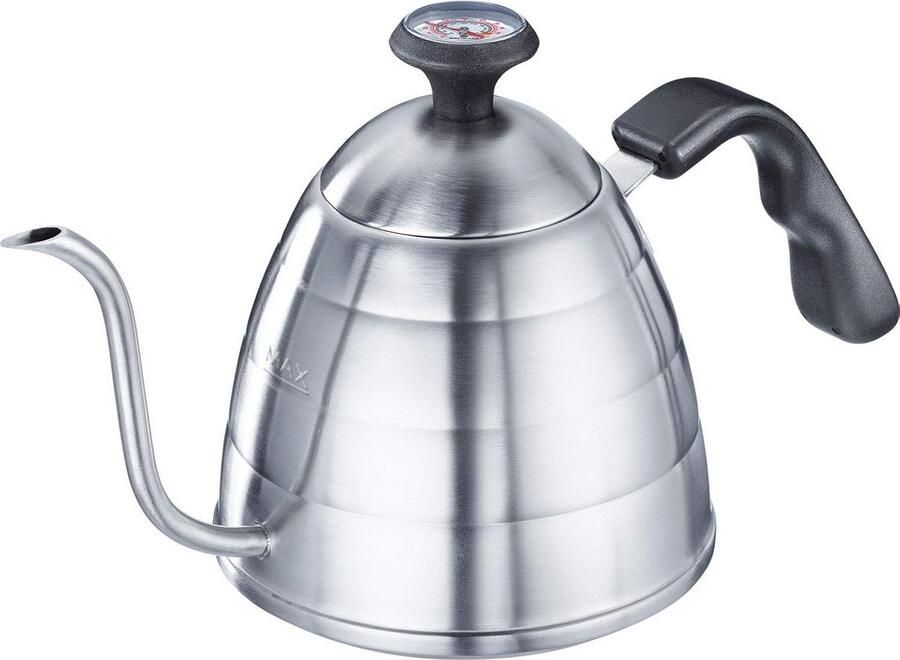 Elegante Waterkoker met Zwanenhals en Thermometer voor Inductie